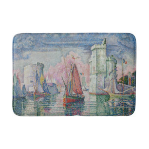 Alfombrilla De Baño Entrada del puerto de La Rochelle, Paul Signac