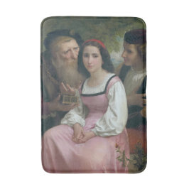 Alfombrilla De Baño Entre la riqueza y el amor (por Bouguereau)