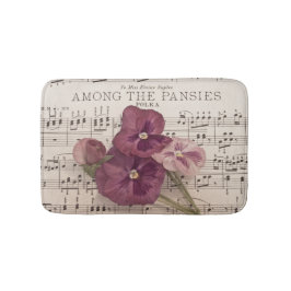 Alfombrilla De Baño Entre las pansias