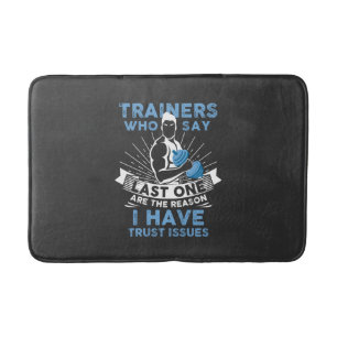 Alfombrilla De Baño Entrenamiento Divertido - Tengo Problemas de Confi