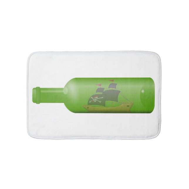 Alfombrilla De Baño Enviar en una botella (Anverso)