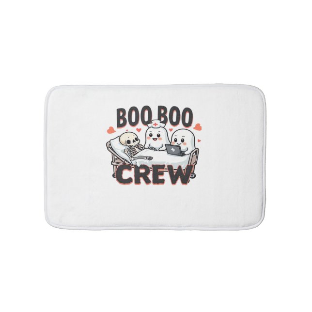 Alfombrilla De Baño Equipo de Boo De La Trita Enfermera De Halloween E (Anverso)