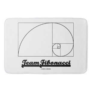 Alfombrilla De Baño Equipo Fibonacci (Espiral Fibonacci)