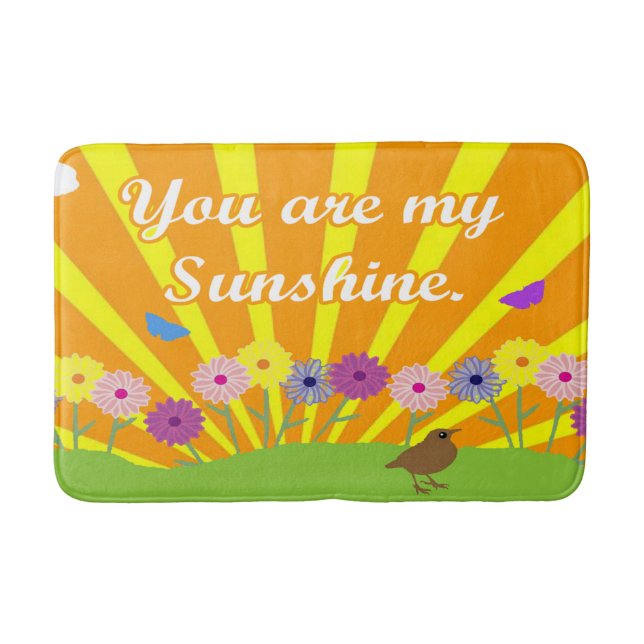 Alfombrilla De Baño Eres Mi Sol Cute (Anverso)