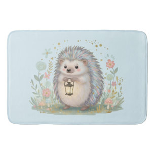 Alfombrilla De Baño Erizo Adorable con Linterna