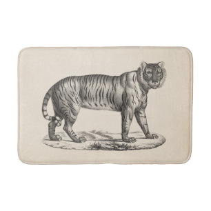 Alfombrilla De Baño Esbozo del tigre Brodtmann