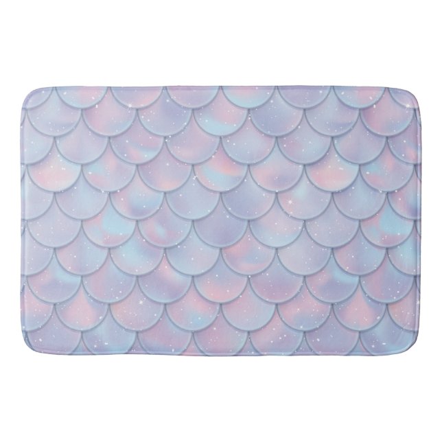 Alfombrilla De Baño Escalas chispeantes de la sirena (Anverso)