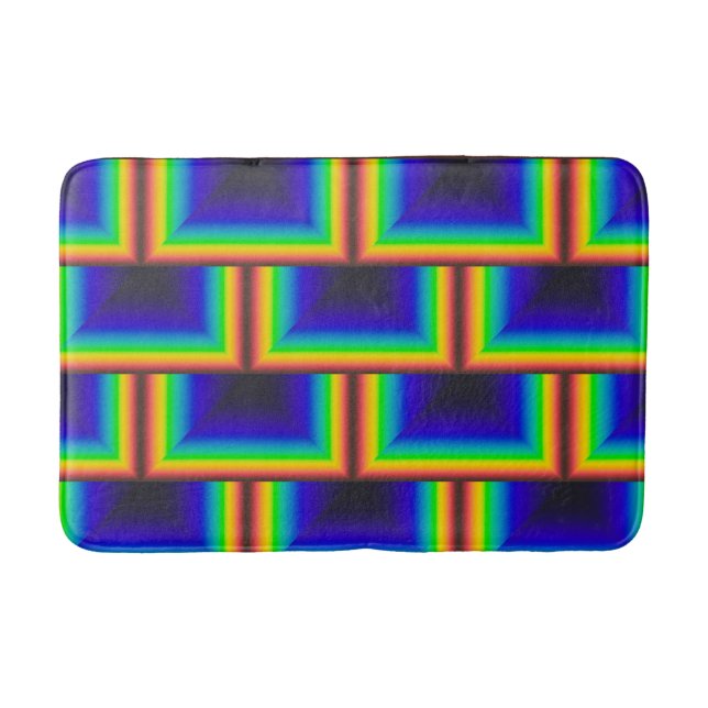 Alfombrilla De Baño Escalas cuadradas de espectro solar (Anverso)