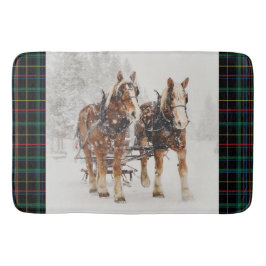 Alfombrilla De Baño Escena de Navidades de Wintery de la selección bel