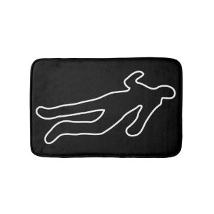 Alfombrilla De Baño escena del crimen