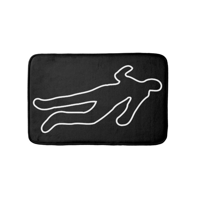 Alfombrilla De Baño escena del crimen (Anverso)