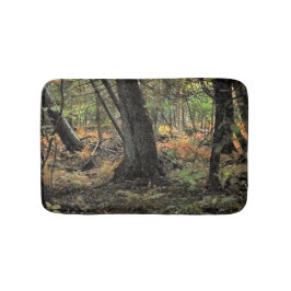 Alfombrilla De Baño Escena forestal de otoño