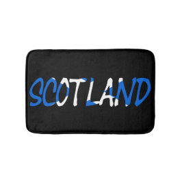 Alfombrilla De Baño Escocia sobrepuesta en el barco con bandera escoce