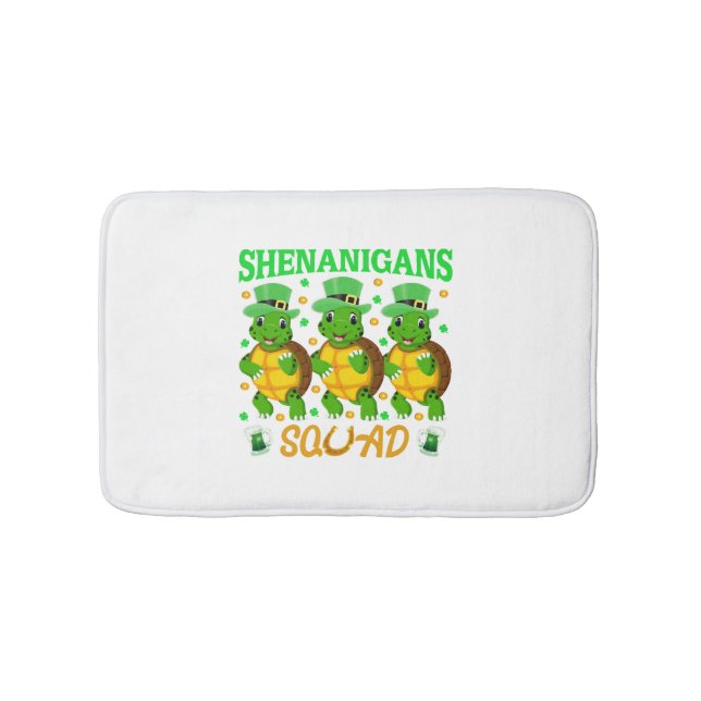 Alfombrilla De Baño Escuadrón de Shenanigans St. Patrick's Day (Anverso)