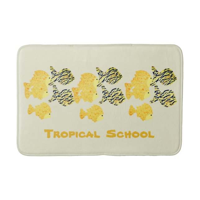 Alfombrilla De Baño Escuela Tropical (Anverso)
