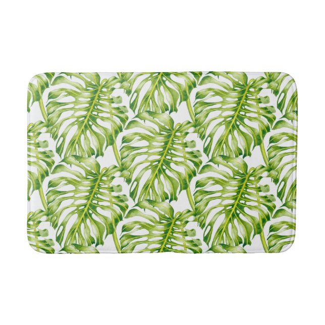 Alfombrilla De Baño Esculturas de Leafy en una tina de baño (Anverso)