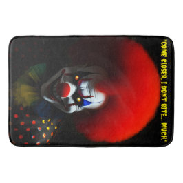 Alfombrilla De Baño Espeluznante payaso Phobia Scary Gag Personalizado