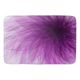 Alfombrilla De Baño Espiral de la lavanda - estera de baño