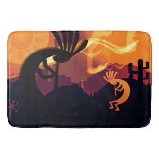 Alfombrilla De Baño Espíritu del desierto de Kokopelli Sunset