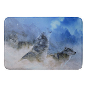 Alfombrilla De Baño Espíritus del lobo