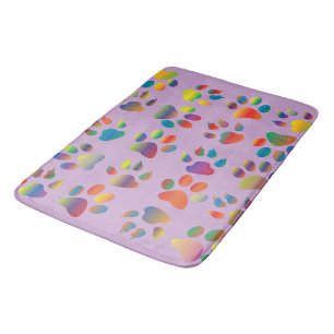 Alfombrilla De Baño Espuma de Memoria Suavemente Lujosa, Huellas de Pa