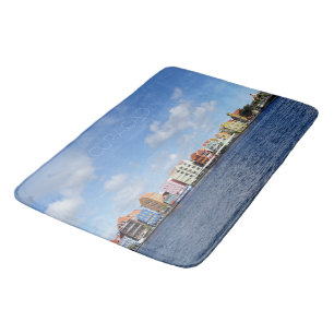 Alfombrilla De Baño Esquina de Curaçao sin texto (personalizable)
