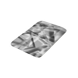 Alfombrilla De Baño Esquina de piezas cuadradas de acrílico, de gris a