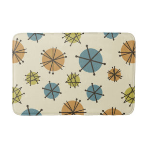 Alfombrilla De Baño Estallidos modernos de mediados del siglo XX multi