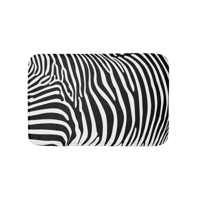 Alfombrilla De Baño Estampado animal zebra (Anverso)