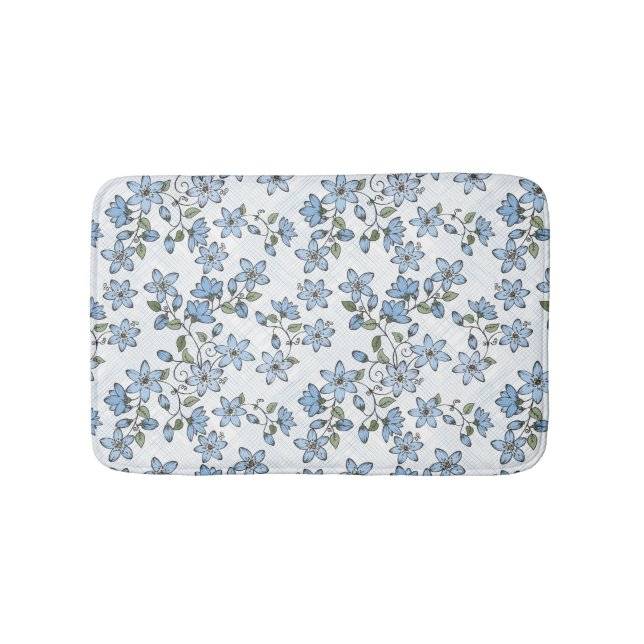Alfombrilla De Baño Estampado de flores 2 2 (Anverso)