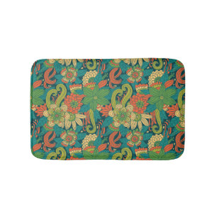 Alfombrilla De Baño Estampado de flores del verano