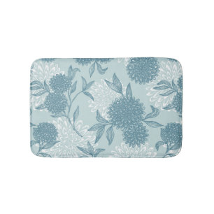 Alfombrilla De Baño Estampado de flores retro 2 2