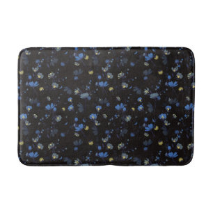 Alfombrilla De Baño Estampado de flores soplado viento