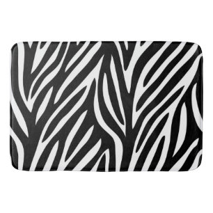 ALFOMBRILLA DE BAÑO ESTAMPADO DE ZEBRA