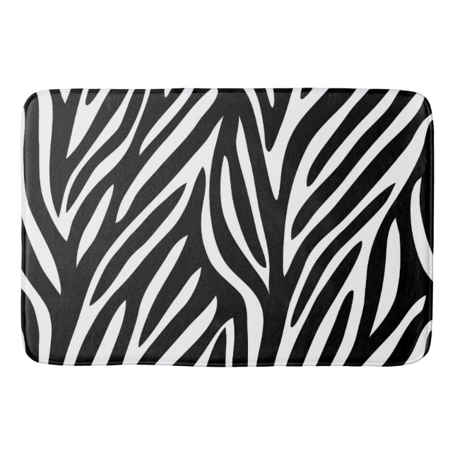 ALFOMBRILLA DE BAÑO ESTAMPADO DE ZEBRA (Anverso)