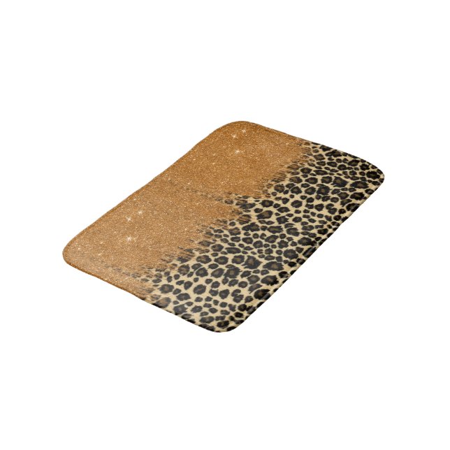 Alfombrilla De Baño Estampado leopardo con el falso movimiento del (Angular)
