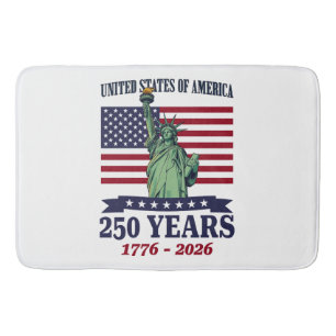 Alfombrilla De Baño Estatua de la Libertad de EE. UU. 250 años 1776-20