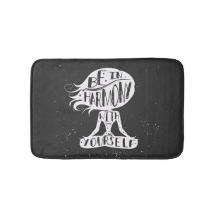 Alfombrilla De Baño Esté en armonía consigo mismo