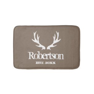 Alfombrilla De Baño Estera de baño de encargo beige de color caqui de
