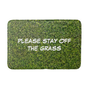 Alfombrilla De Baño Estera de baño de la hierba verde