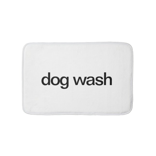 Alfombrilla De Baño Estera de baño de lavado del perro (Anverso)