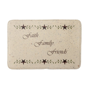 Alfombrilla De Baño Estera de baño de los amigos de la familia de la