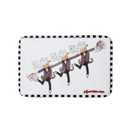 Alfombrilla De Baño Estera de baño de los coristas del reno