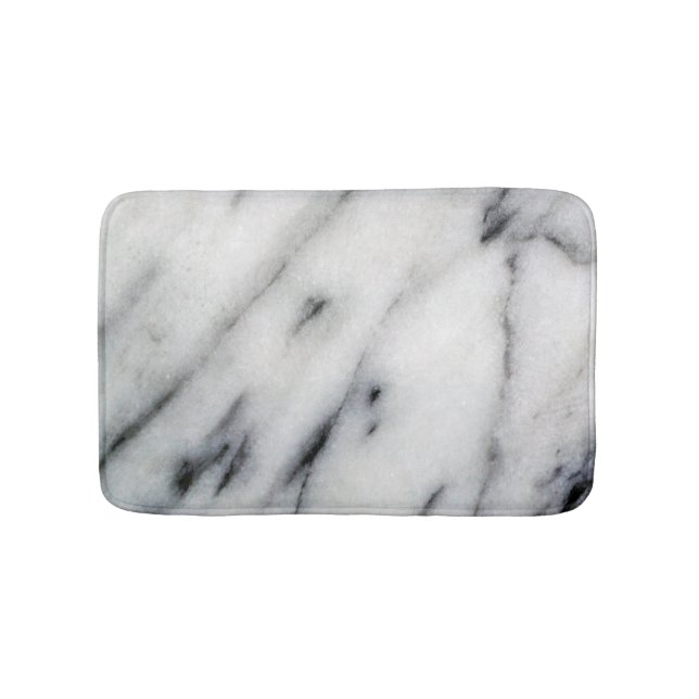 Alfombrilla De Baño Estera de baño de mármol del diseño (Anverso)