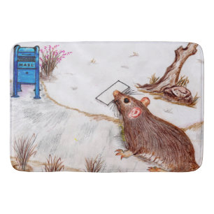 Alfombrilla De Baño Estera de baño de Molly del buzón