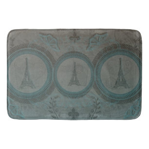 Alfombrilla De Baño Estera de baño de tres torres Eiffel