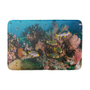 Alfombrilla De Baño Estera de baño del arrecife de coral
