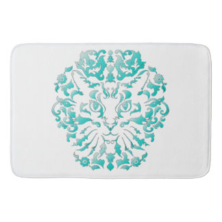 Alfombrilla De Baño Estera de baño del damasco del gato