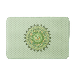 Alfombrilla De Baño Estera de baño del día del St. Patty céltica