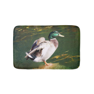 Alfombrilla De Baño Estera de baño del pato del pato silvestre